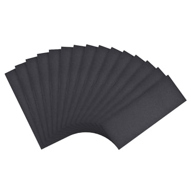 Unique Bargains Waterproof Sandpaper, Wet Dry Sand Paper Grit of 220, 9 x 3.7inch 15pcs