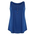 thumbnail image 3 of SMihono Hauts pour Femmes Débardeur pour Femmes Blouse de Mode pour Femmes Sans Manches Décontractée Unie Col Rond Chandail de Sport Chandail Court de Loisirs Hauts Courts Débardeurs pour Femmes Hauts d'Été pour Femmes, 3 of 8