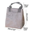 thumbnail image 3 of RKSTN Bento Box Water Proofing Aluminum Foil Insulated Lunch Box Bag, Handbag, Student Office Worker Lunch Box Bag Bento Box, 3 of 5