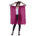 thumbnail image 2 of Moomaya Womens Georgette Shrug Open Front Long Sheer Coverup w/ Tassels, 2 of 7
