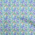 thumbnail image 1 of oneOone Tissu Popeline de Coton Sergé Vert Mer Tissu pour Robe Aquarelle Tissu Imprimé au Mètre 56 Pouces de Large, 1 of 5
