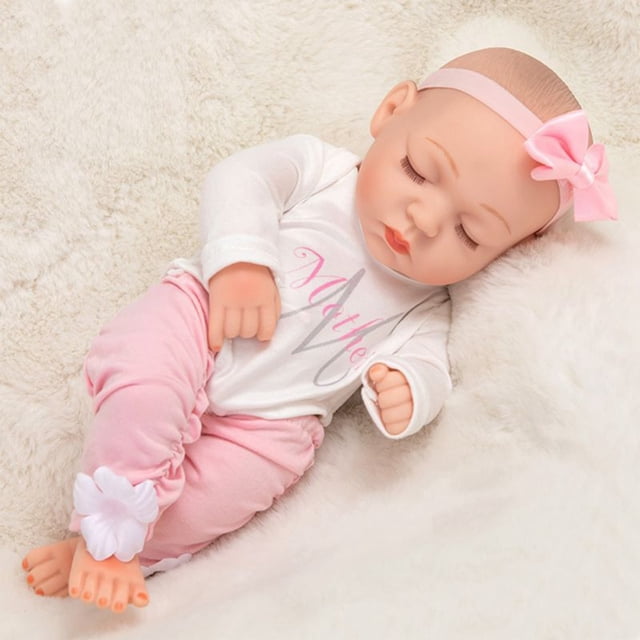 QIPOPIQ Full Body Silicone Dolls ,Mini Realistic Doll Real Life Miniature Doll