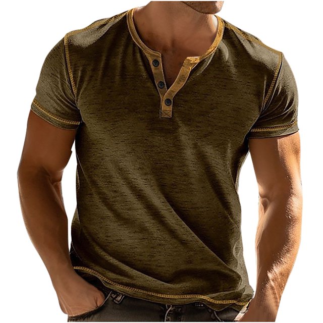 Birdeem T-Shirt à Manches Courtes à Col Rond pour Hommes Européens et Américains, Slim, Sport