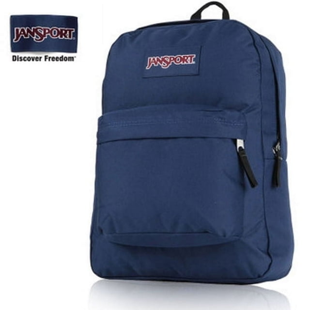 JanSport SuperBreak Plus One Sac à Dos - Sac d'École Léger, Bleu Marine
