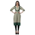 thumbnail image 3 of Moomaya Kurti de Designer Bollywood pour Femmes, Kurta Tunique Imprimée Longueur Genou, 3 of 6