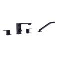 thumbnail image 1 of The akuaplus® Roman Bathtub Faucet ELENA with Hand Shower in solid brass - 4 Pieces., 1 of 8