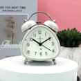 thumbnail image 3 of Maytalsory Loud Alarm Clock For Bedroom With Nightlight Function Metal Bell Battery Powered Battery Powered Dark green, 3 of 6