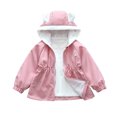 thumbnail image 2 of RXIRUCGD Children's Clothing Children's Spring Coats Small And Medium-sized Children's Spring Coats( Pink, Size:10 Years ), 2 of 4