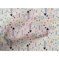 thumbnail image 4 of oneOone Cotton Cambric White Fabric Geometric Sewing Craft Projects Fabric Prints By Yard 42 Inch Wide-C0Y, 4 of 4
