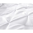 thumbnail image 5 of Chezmoi Collection Sydney 7 Piece Pintuck Comforter Set, Queen, White, 5 of 5