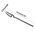 thumbnail image 2 of Stainless Steel Hanging Fruit Forks, EDHITNR Mirror Polished Modern Cocktail Stirring Forks, Personalized Design Space Saving Wall Mount Kitchen Utensils for Appetizers Desserts, 2 of 2