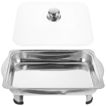 Stainless Steel Buffet Tray Foods Holder Tray Kitchen Buffet Dinner Serving Pan