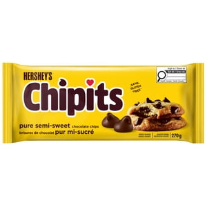 HERSHEY'S CHIPITS Pure Semi-Sweet Chips de chocolat