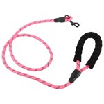 Dog 5ft Reflective Dog Leash Strong Dog Leash with Comfortable Padded Handle Traction Rolled Dog Leads Anti-Slip Handle Dog Leash Rope for Large and Medium Pets