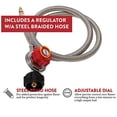 thumbnail image 5 of GasOne 200, 000 BTU Square Heavy- Duty Single Burner Outdoor Stove Propane Gas Cooker with Adjustable 0-20Psi Regulator & Stee, 5 of 5