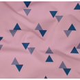 thumbnail image 4 of oneOone Organic Cotton Poplin Twill Fabric Triangle Geometric Printed Craft Fabric BTY 42 Inch Wide, 4 of 4