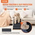 thumbnail image 2 of VEVOR Dog Ramp, Folding Pet Ramp for Bed, Adjustable Dog Ramp for Small, Large, Old Dogs & Cats, Wooden Pet Ramp with 39.3" Long Ramp, Adjustable from 15" to 22", Suitable for Couch, Sofa, Car, 2 of 9