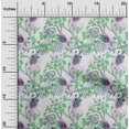 thumbnail image 2 of oneOone Cotton Silk Green Fabric Florals Sewing Craft Projects Fabric Prints By Yard 42 Inch Wide, 2 of 4