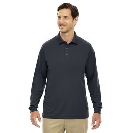Ash City - Core 365 Polo Piqué à Manches Longues Performance pour Hommes Grands