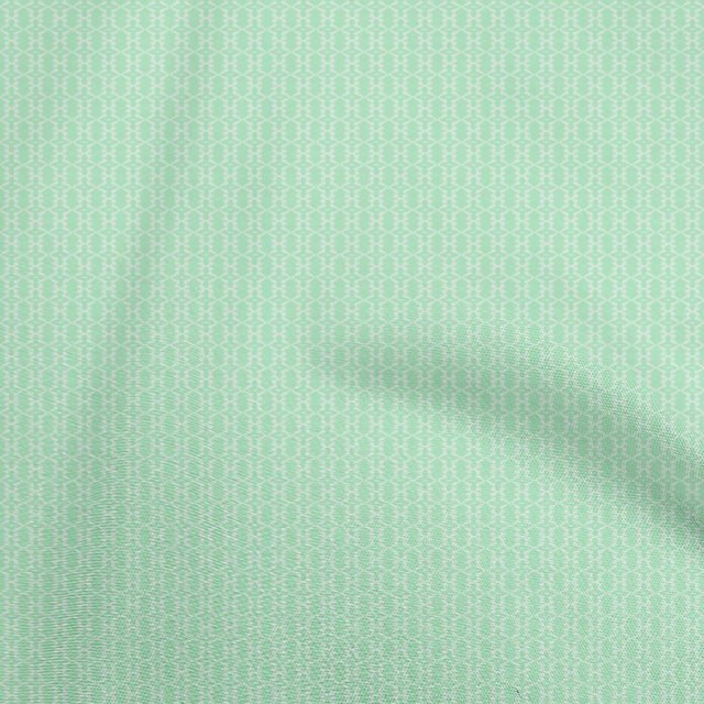 oneOone Silk Tabby Sea Green Fabric Ikat Texture Sewing Craft Projects Fabric Prints By Yard 42 Inch Wide