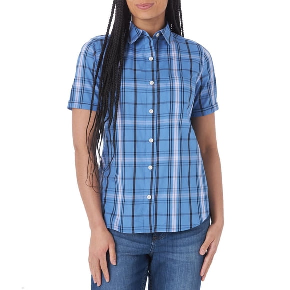 Lee Riders Women's Short Sleeve Woven Shirt