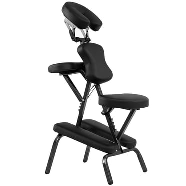Costway Chaise de Spa Portable en Cuir PU pour Massage de Voyage, Tatouage, avec Sac de Transport