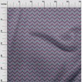 thumbnail image 2 of oneOone Tissu Viscose Georgette Chevron Ikat Imprimé au Mètre 42 Pouces de Large, 2 of 4