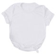 thumbnail image 4 of Weiqiqre Hauts pour Femmes Tendance Col Rond T-Shirt Basique - Hauts Mode Été Printemps - T-Shirts Surdimensionnés pour Femmes, 4 of 4