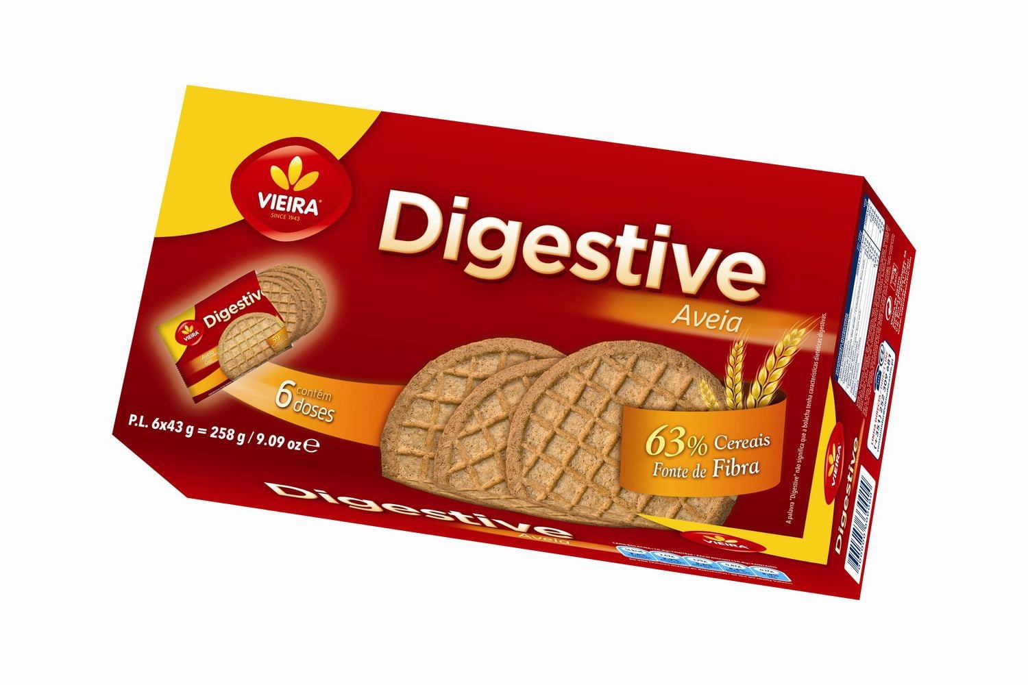 Vieira Digestive Biscuits Doses