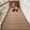 🔥 Brown, variant on Sentmoon Stair Carpet Stair Treads Non Slip 8x30in Flax Non Slip Stair Treads 4 Pack Quality Material with Rubber Backing Indoor Washable Stair Mats for Wooden Steps Pet Kids Friendly Stair Rug