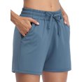thumbnail image 1 of Short de Course à la Taille Élastique pour Femmes avec Poches, 1 of 6