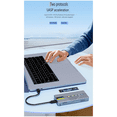 thumbnail image 4 of Smart Display M.2 Solid State Mobile Hard Drive Box 10GB Dual Protocol NVMe/ Aluminum Alloy Shell,1 * Mobile hard disk box 1 * usb cable,Gray, 4 of 8