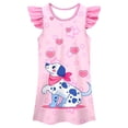 thumbnail image 1 of MIASHUI Chemises de Nuit pour Filles Mignonnes Dessin Animé Sans Manches Pyjama Robe de Nuit Tenue de Sommeil, Vert Menthe, 4-5 Ans, 1 of 2