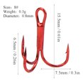 thumbnail image 4 of 3 Options Fishing Hook, 100PCS Fishhook, Fast Penetration Speed Sea Fishing For Wild Fishing 8#, 4 of 8