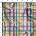 thumbnail image 3 of Soimoi Pink Silk Fabric Check Check Print Fabric by Yard 42 Inch Wide, 3 of 5