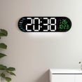 thumbnail image 5 of TACILIP 17.3-inch Living Room Wall Clock with Multifunctional LED Electronic Clock Large Size Alarm Clock Temperature and Humidity Clock Alarm Clocks for Bedrooms, Gifts for Mom, 5 of 5