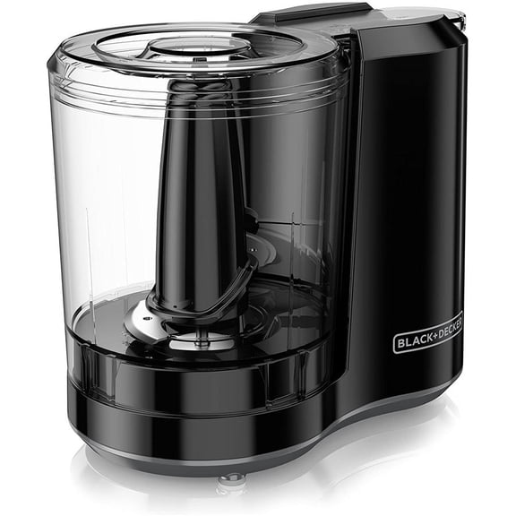 BLACK+DECKER One-Touch 3-Cup Electric ChopperManual, Black, HC300BC