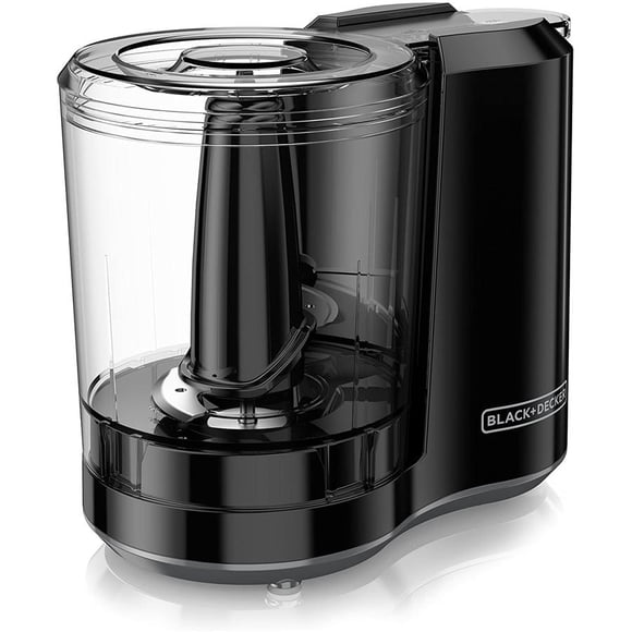BLACK+DECKER One-Touch 3-Cup Electric ChopperManual, Black, HC300BC