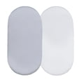thumbnail image 1 of EIGTHTAIL Bassinet Sheet Set 2 Pack Fitted Bassinet Sheets for Baby Boy  Universal Microfiber Soft Cradle Sheets for Oval Rectangle and Hourglass Bassinet Mattress, 1 of 4