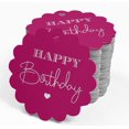 thumbnail image 4 of Inkdotpot Silver Foil Paper Hang Tags Happy Birthday Favor Tags 100 Piece, 4 of 6