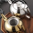 thumbnail image 2 of 1L/1.5L/2L Polished Stainless Steel Teapot With Filter Stainless Steel Tea Pot Coffee With Tea Leaf Filter Infuser, 2 of 8