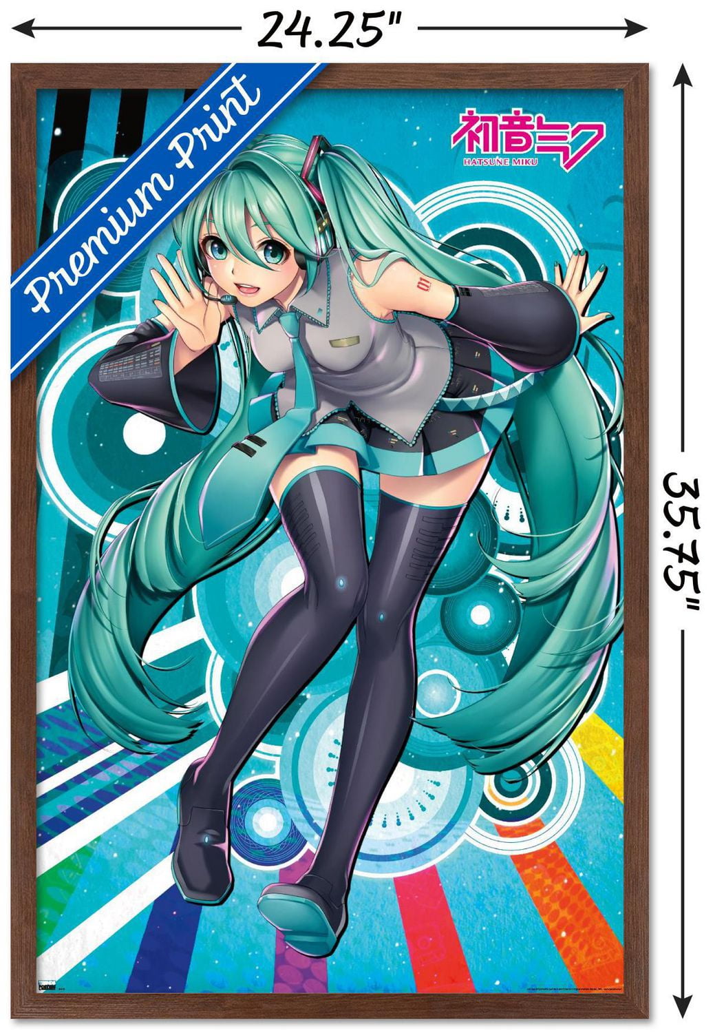 Hatsune Miku - Whisper Wall Poster with Magnetic Frame