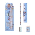 thumbnail image 2 of PEONAVET Plastic s Stationery Box Five Piece Set Of Stationery Set for The Of The School Season Elementary School Students Learning Supplies Kindergarten Prizes 's, 2 of 6