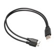 thumbnail image 2 of USB2.0 vers Données Micro USB Type-B Mâle Cordon Noir, 2 of 8