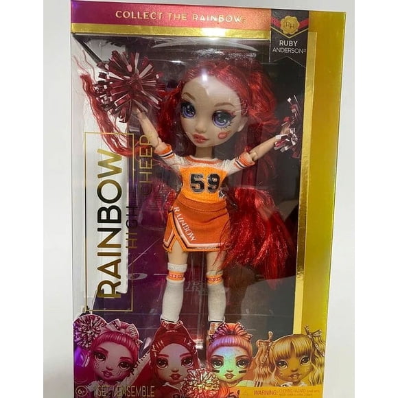 Original Rainbow High Cheer Doll - Ruby Anderson Red Toys For girls Doll Set Surprise Children‘s Toys Collection Fashion Doll