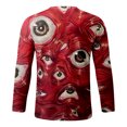 thumbnail image 4 of LUOGENLI T-shirts pour Homme pour Hommes T-shirts pour Hommes Célébration Performance Tour Mode Chemise Décontractée Thème Oeil Imprimé Manches Longues Col Rond T-Shirt T-shirts pour Hommes T-shirts Graphiques TTG Grand Pâques Vin TTTG, 4 of 5