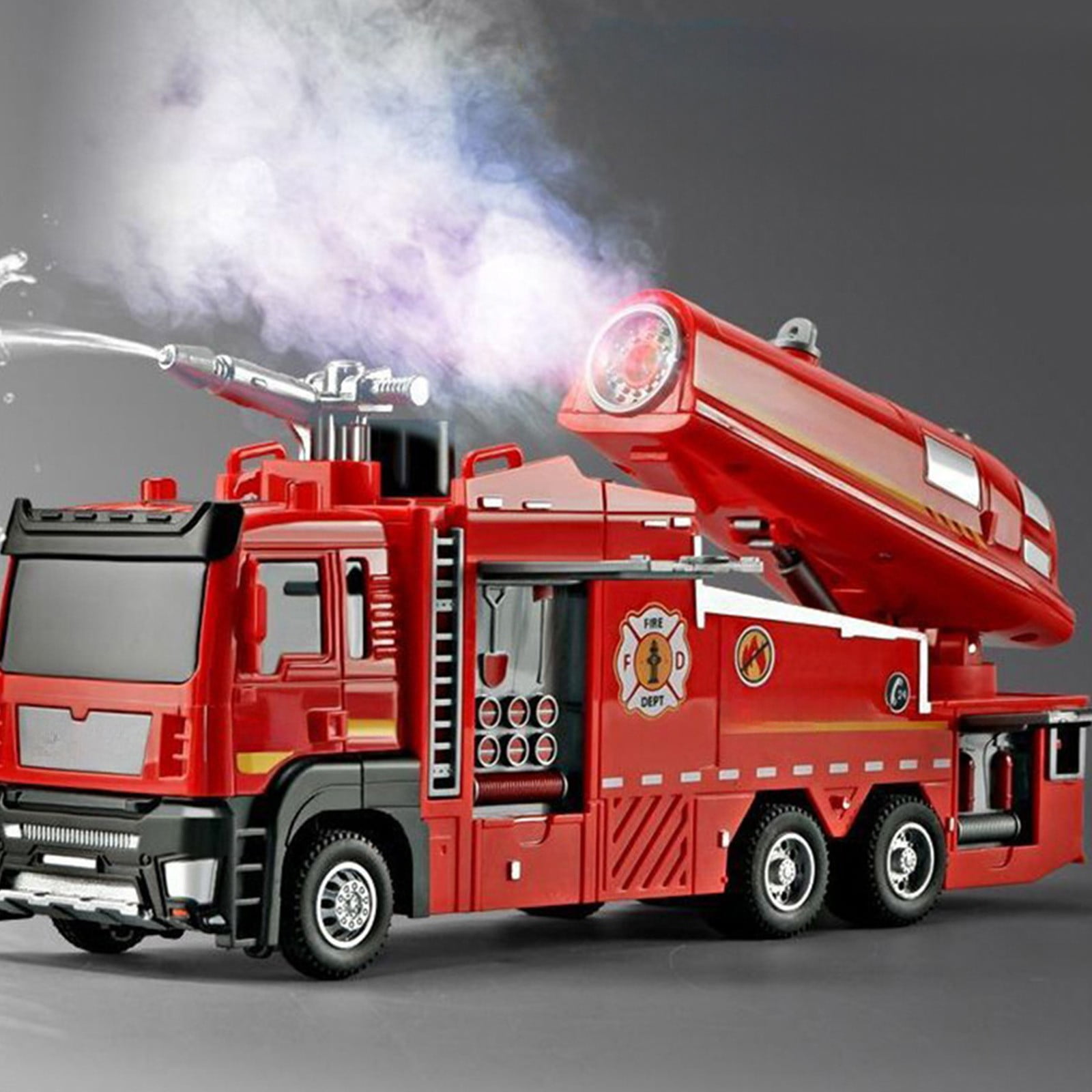 JOYIN - Lot de camion de pompiers 25 en 1 moulé sous pression avec sons et lumières, véhicules JOYIN - Lot de camion de pompiers 25 en 1 moulé sous pression avec sons et lumières, véhicules