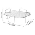 thumbnail image 2 of Oleegame 1PC Air Fryer Stand Air Fryer Air Fryer Stand Dehydrator Rack Silver, 2 of 2
