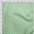 thumbnail image 4 of oneOone Rayon Sea Green Fabric Asian Block Sewing Craft Projects Fabric Prints By Yard 56 Inch Wide, 4 of 4