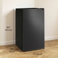 thumbnail image 2 of CoSoTower 2.1 Cu. Ft. Mini Freezer, Compact Upright Freezer with Reversible Door, Removable Shelf, Adjustable Temperature, Black, 2 of 7